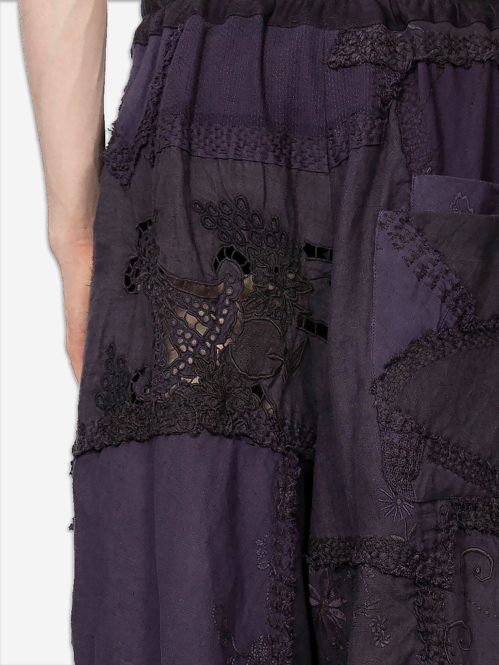 1920s Embroidered Re-Patch Long Bermudas