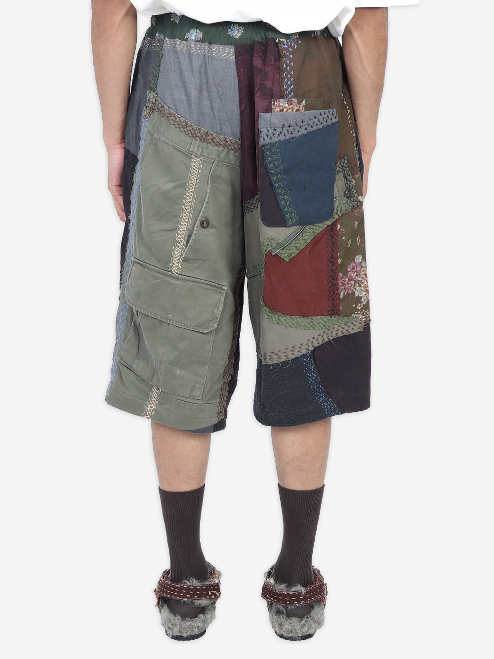 Vintage Military Canvas Bermuda Shorts