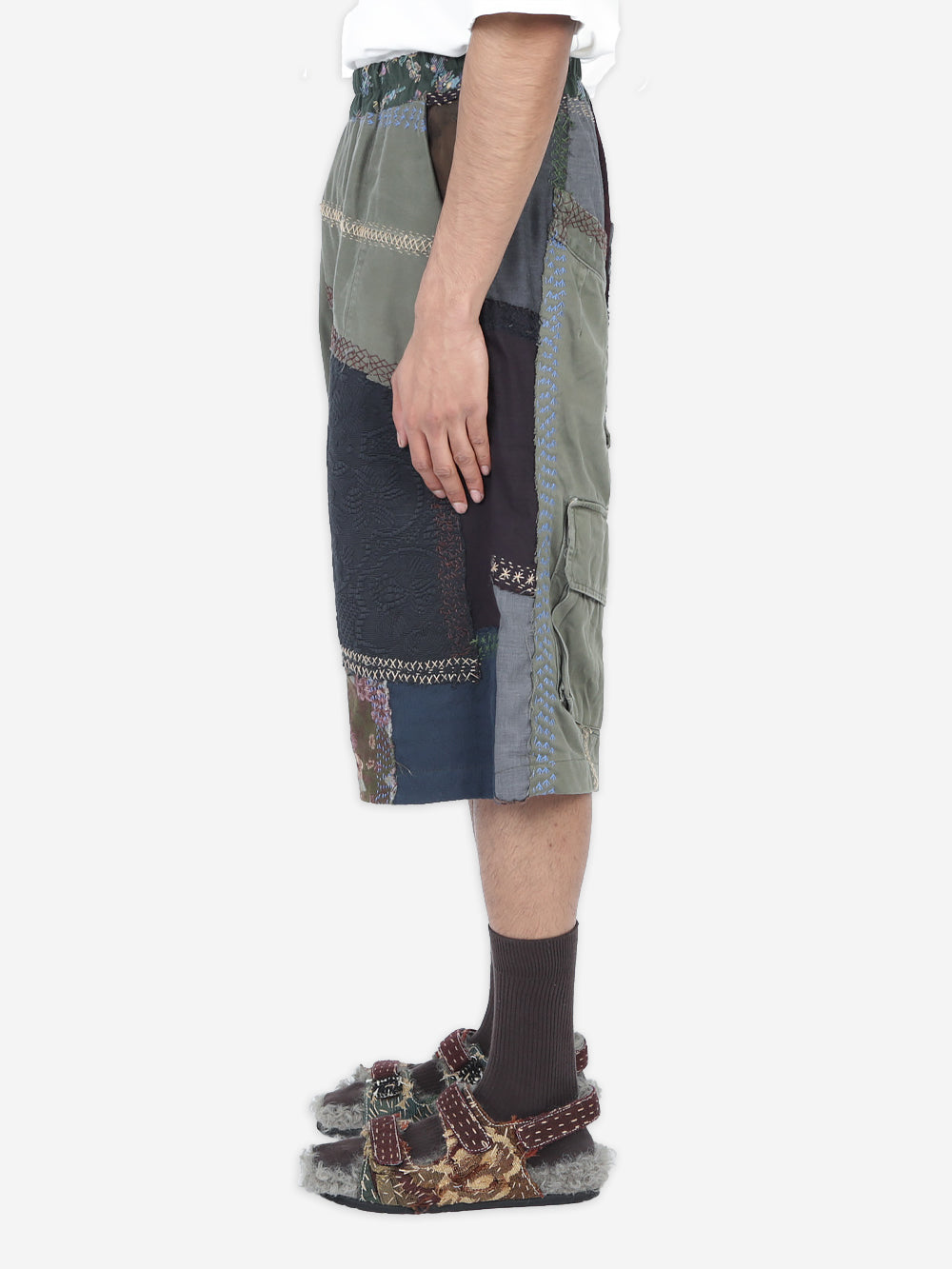 Vintage Military Canvas Bermuda Shorts