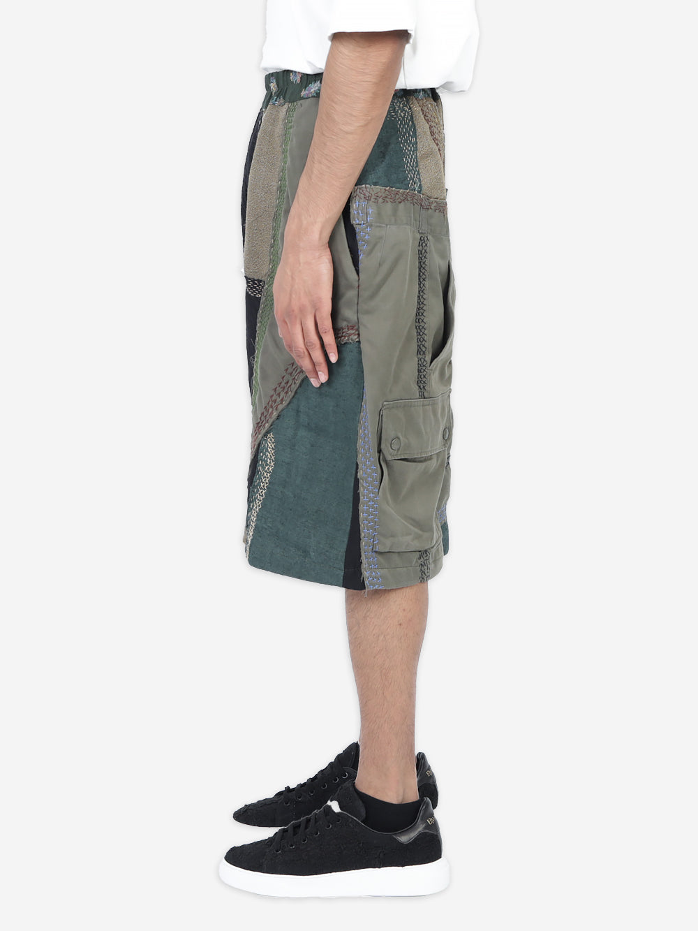 Vintage Military Canvas Bermuda Shorts