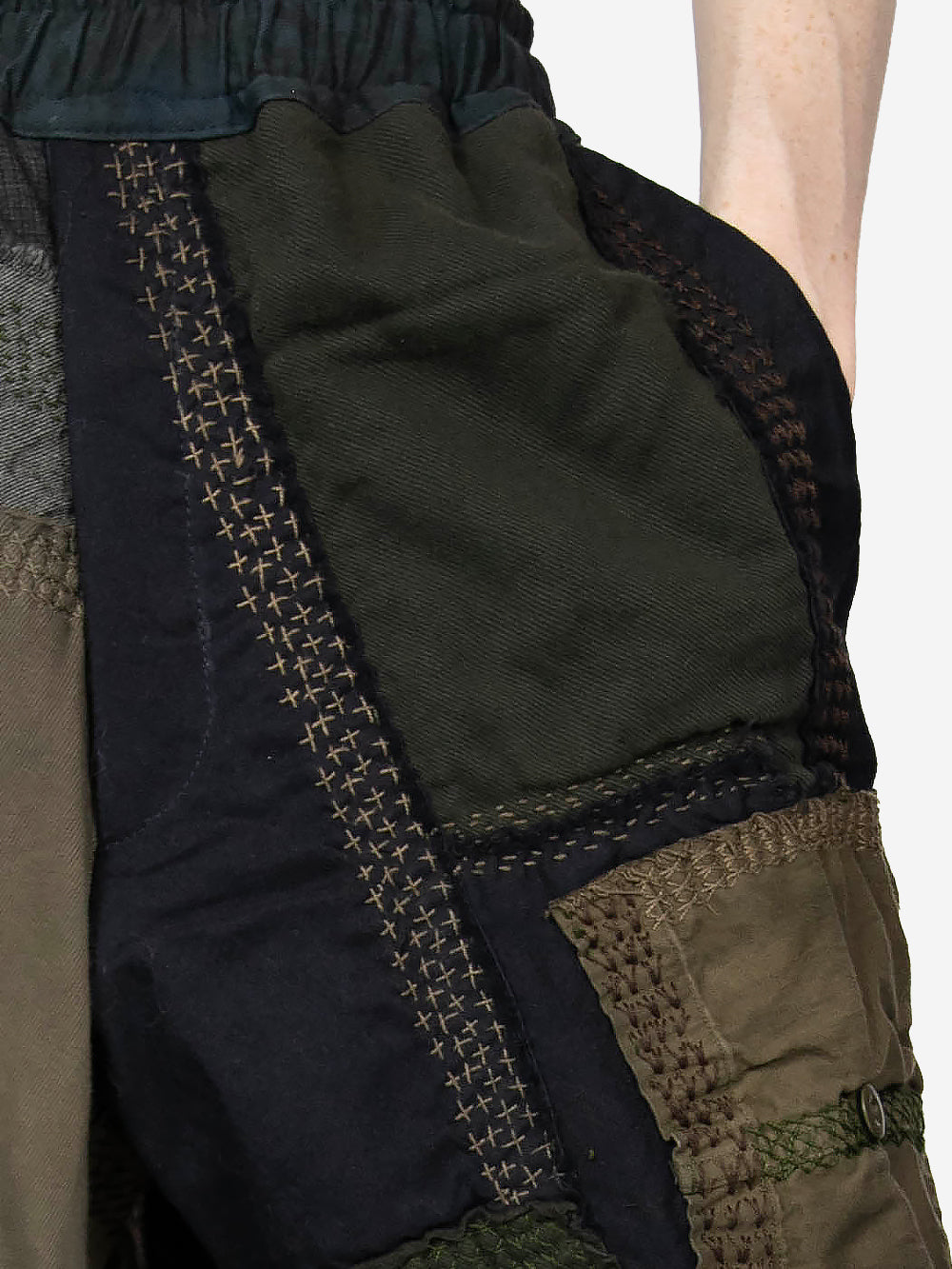 Vintage Military Canvas Bermuda Shorts