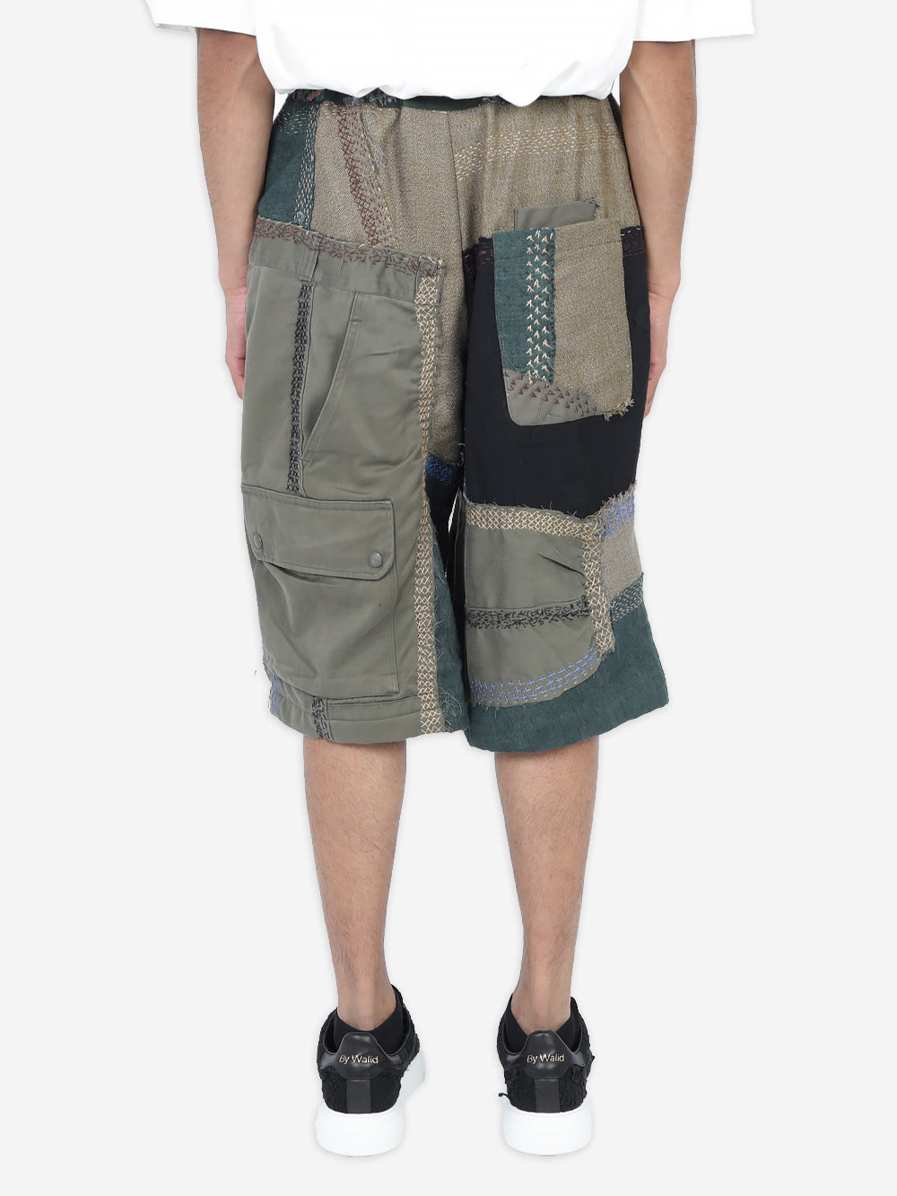 Vintage Military Canvas Bermuda Shorts