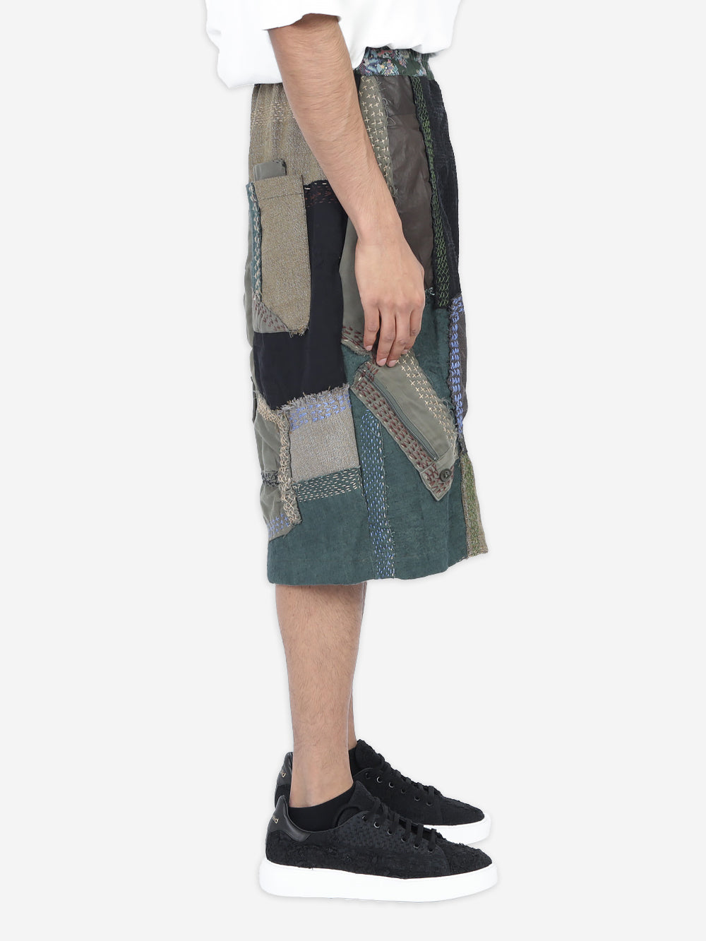 Vintage Military Canvas Bermuda Shorts