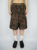 Vintage Japanese Silk Kimono Bermuda Shorts