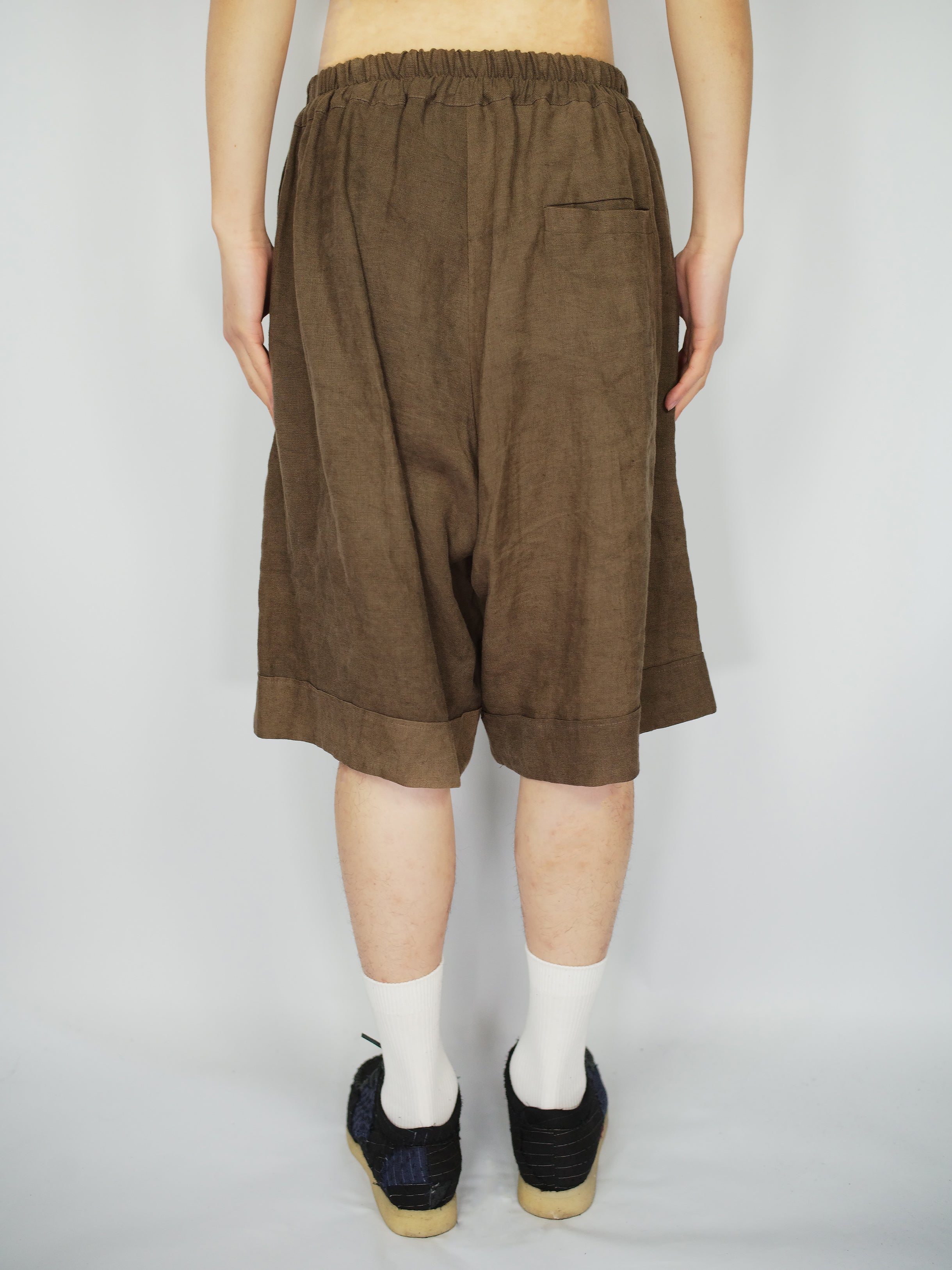 Vintage Japanese Silk Kimono Bermuda Shorts