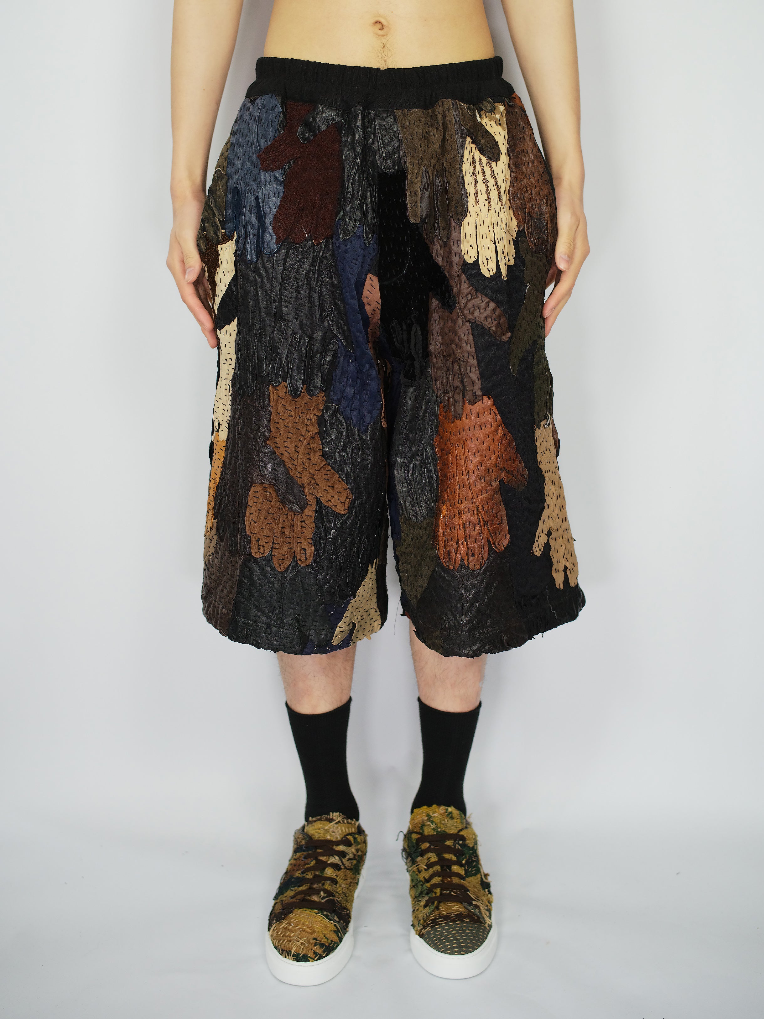 19th Century Opera & Vintage Gloves Bermuda Shorts