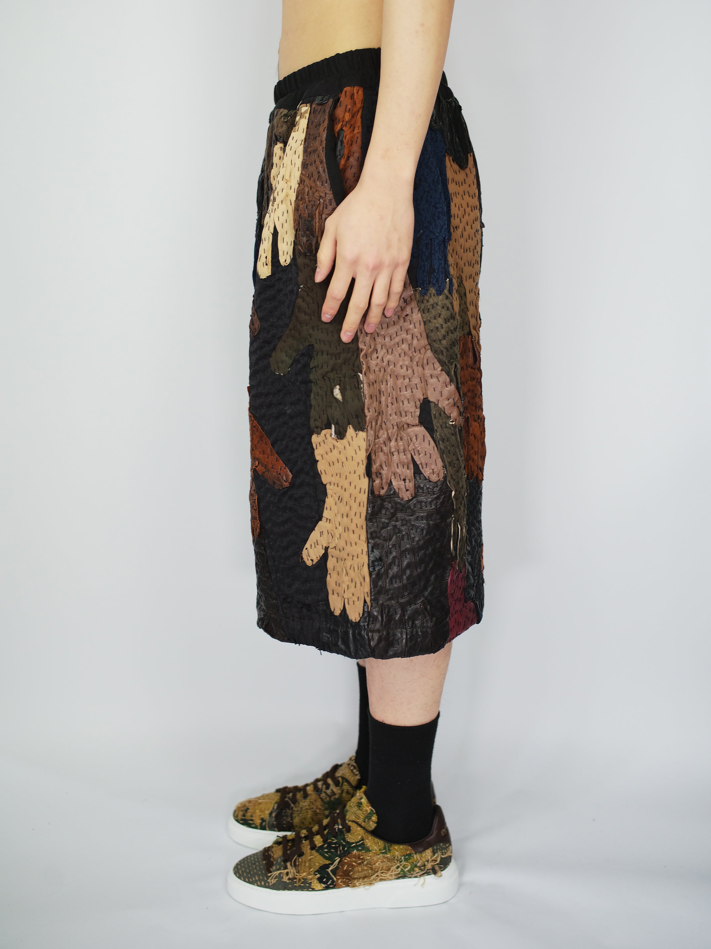 19th Century Opera & Vintage Gloves Bermuda Shorts