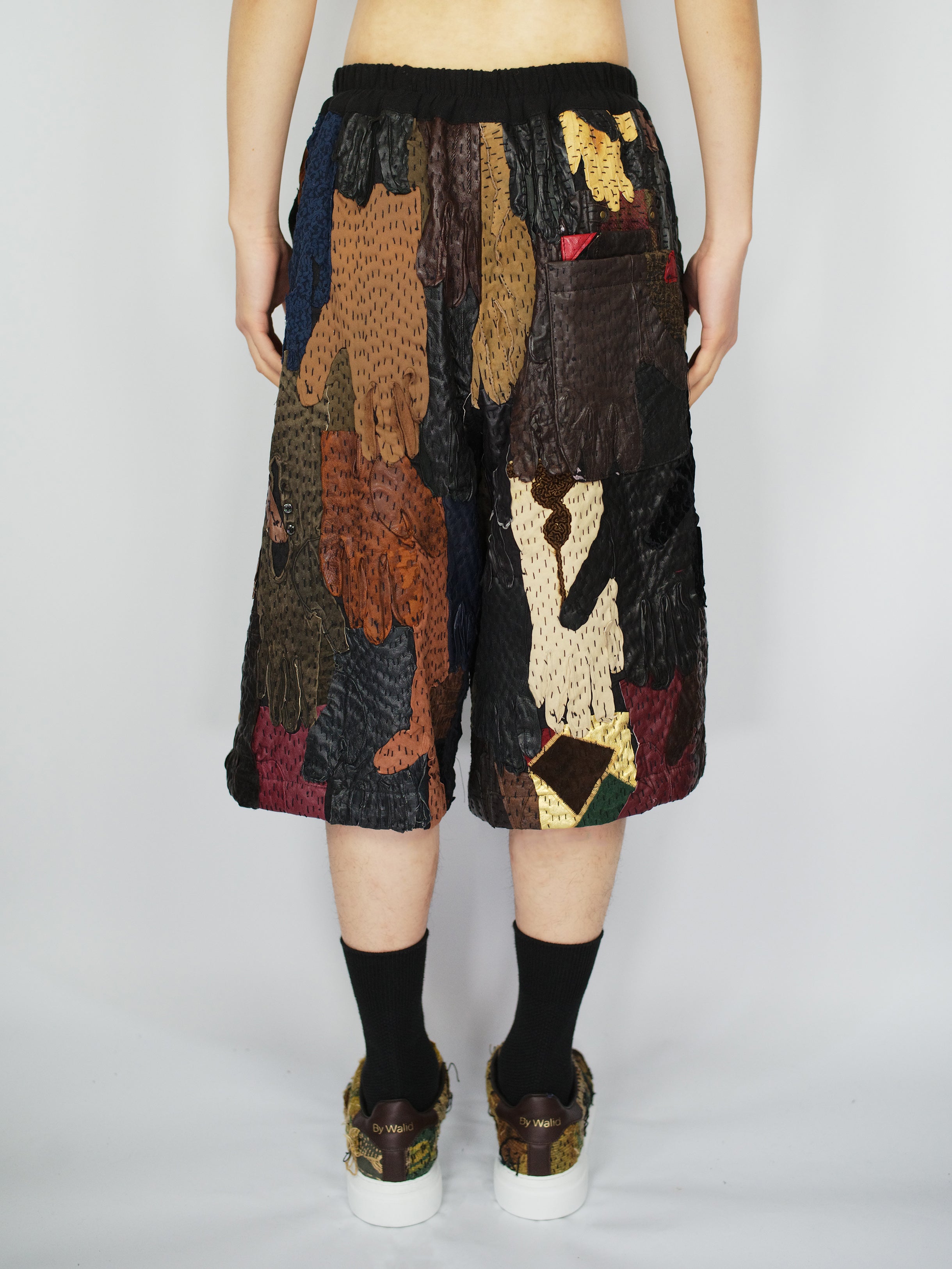 19th Century Opera & Vintage Gloves Bermuda Shorts