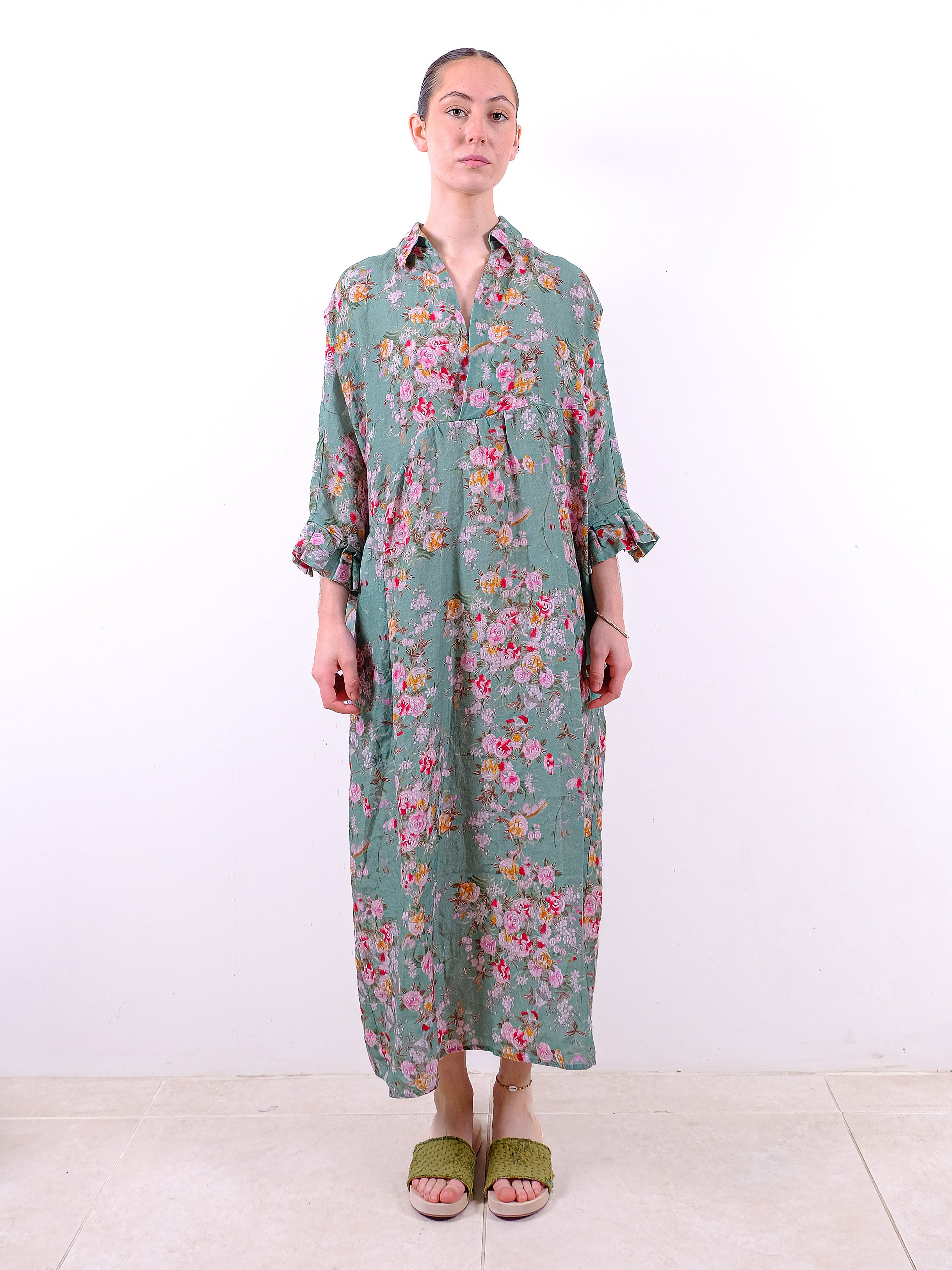 Vintage Linen Bibi Dress