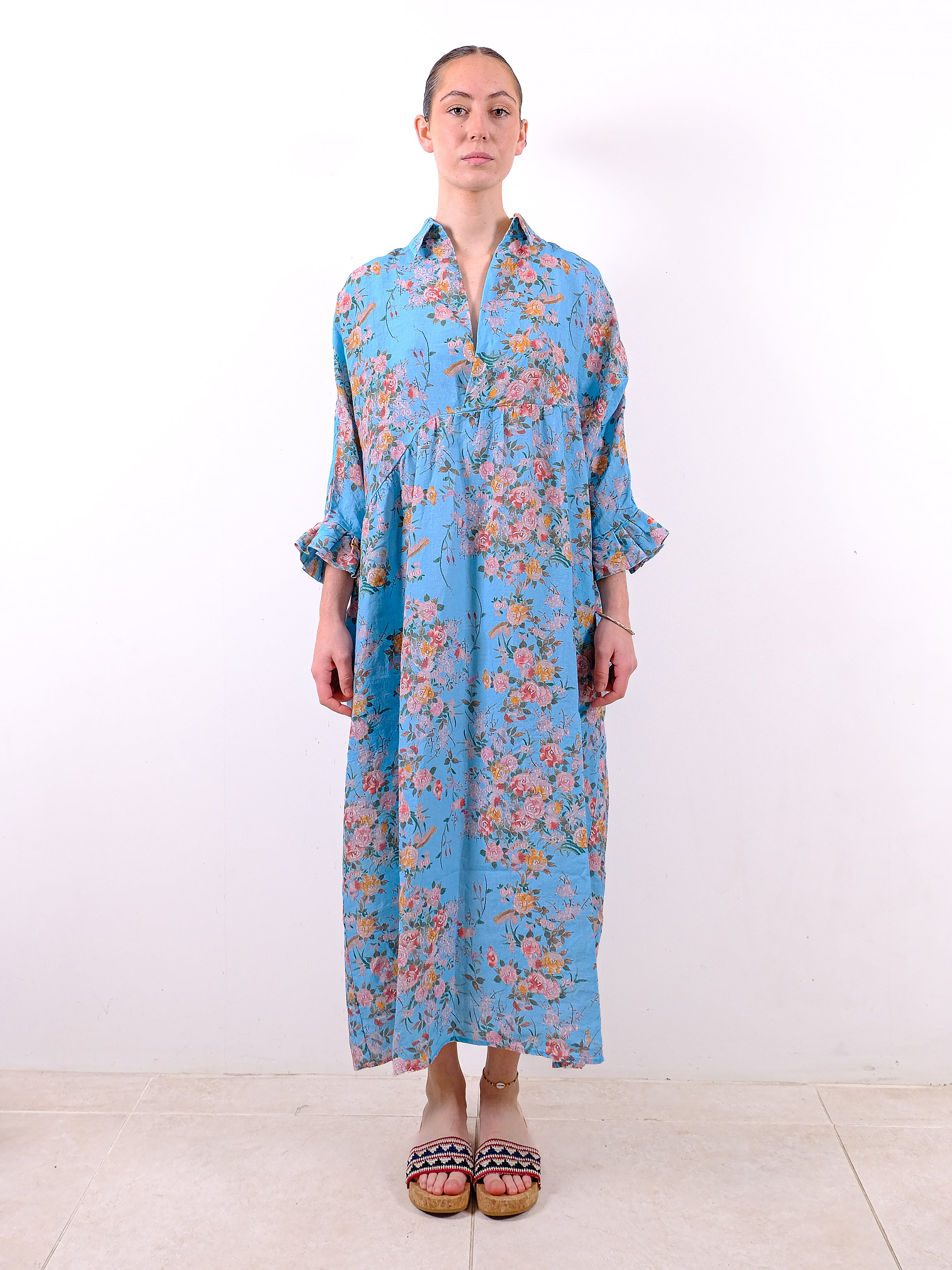 Vintage Linen Bibi Dress