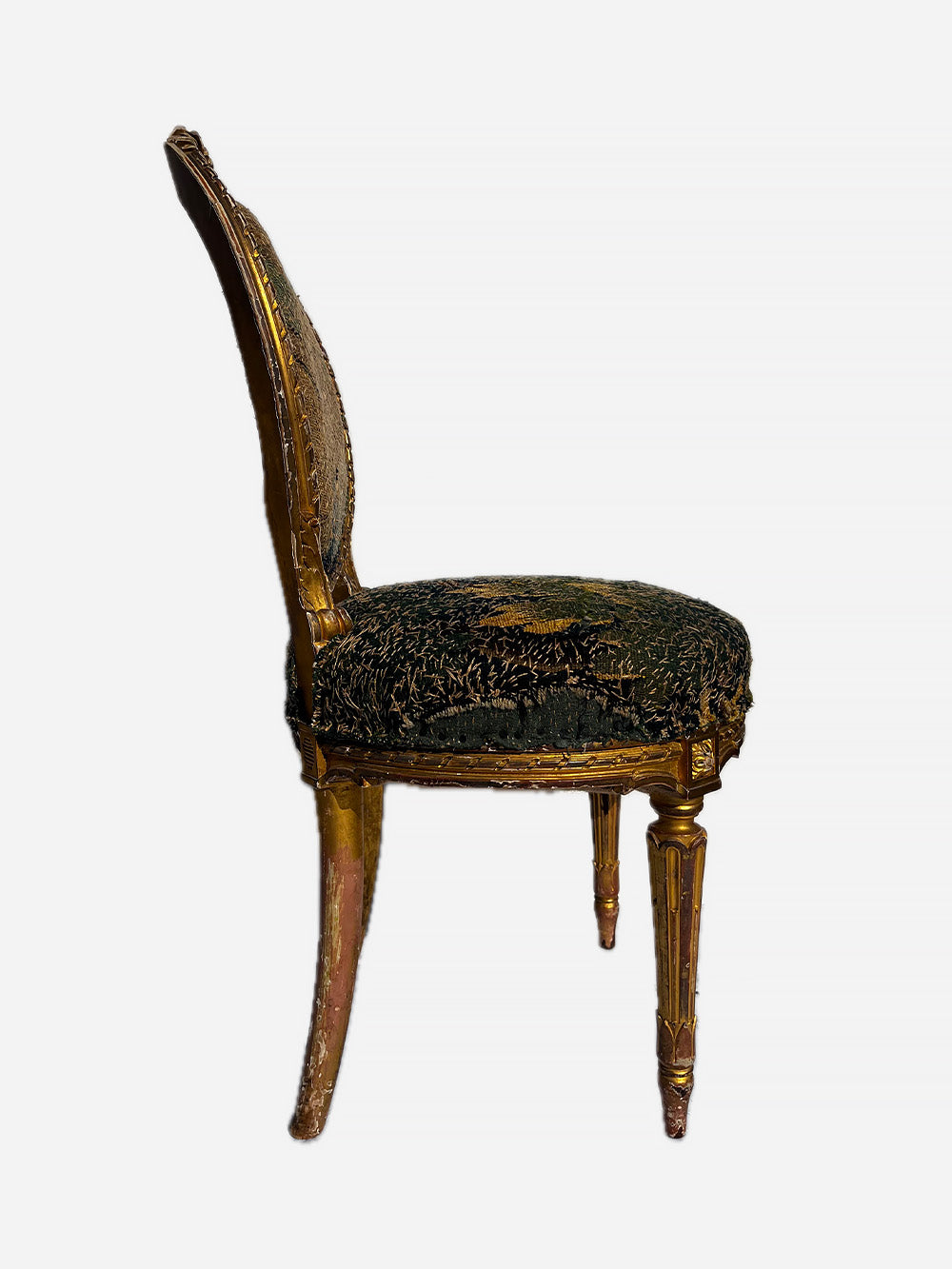 19th Century French Salon Giltwood Chair | 622