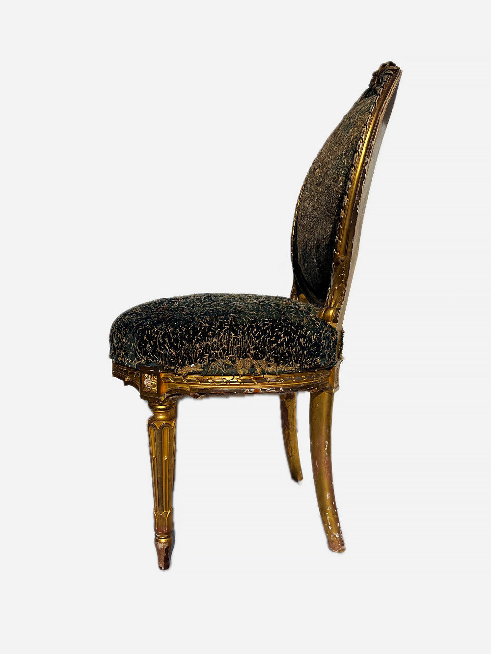 19th Century French Salon Giltwood Chair | 622