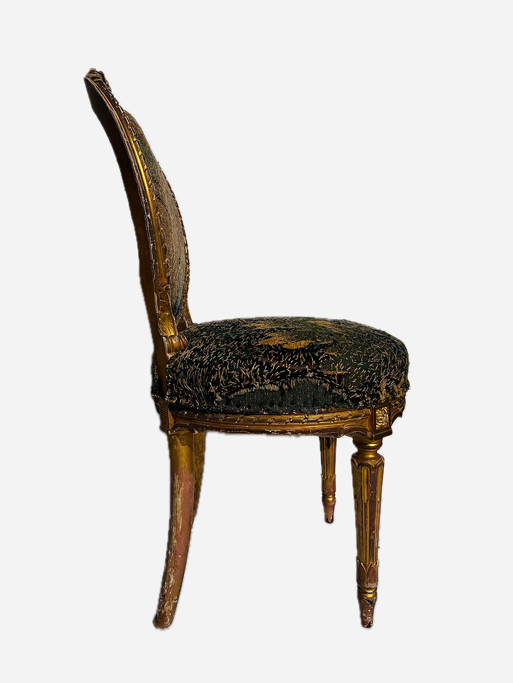 19th Century French Salon Giltwood Chair | 621