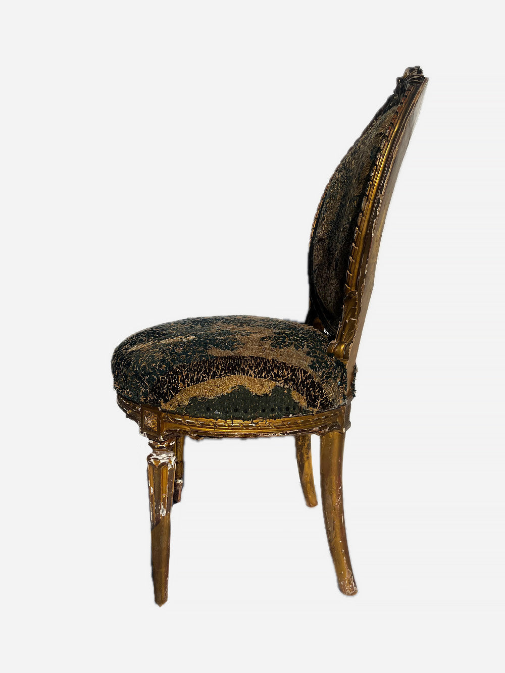 19th Century French Salon Giltwood Chair | 621
