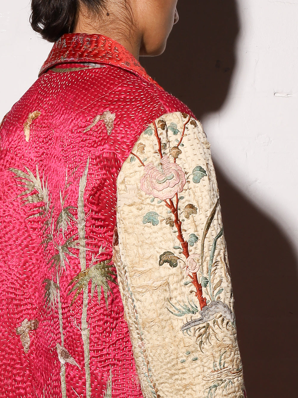 19th Century Chinese Silk Scarlet Coat