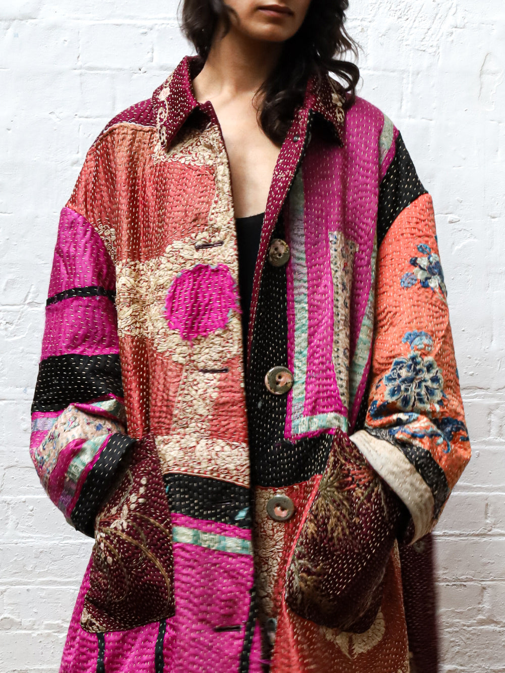 19th Century Chinese Silk Tanita Coat