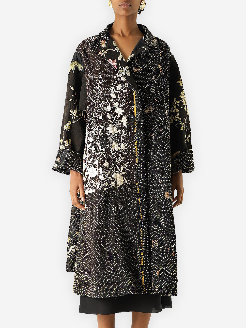 19th Century Chinese Silk Cilla Coat