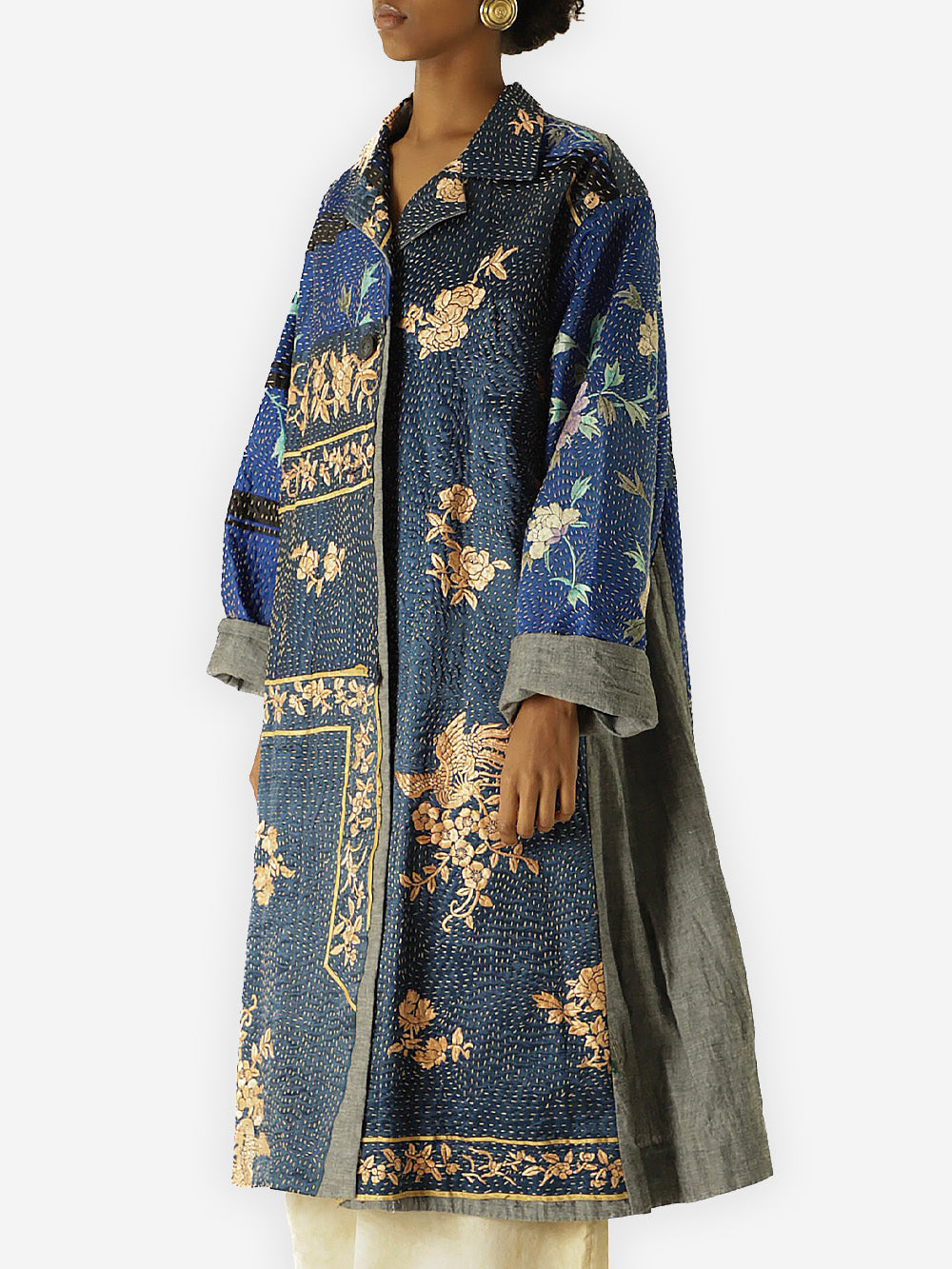 19th Century Chinese Silk Cilla Coat
