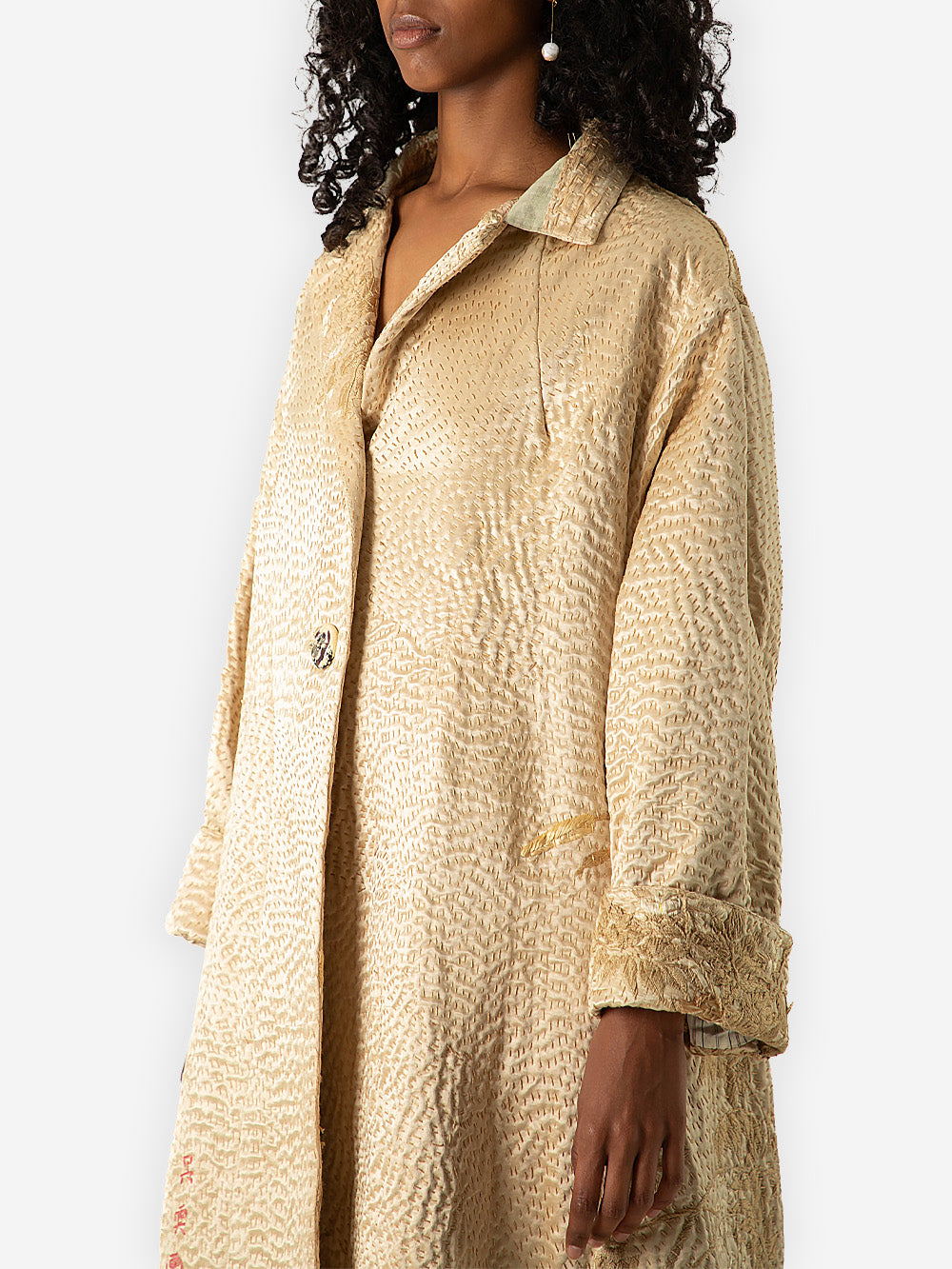 19th Century Chinese Silk Cilla Coat