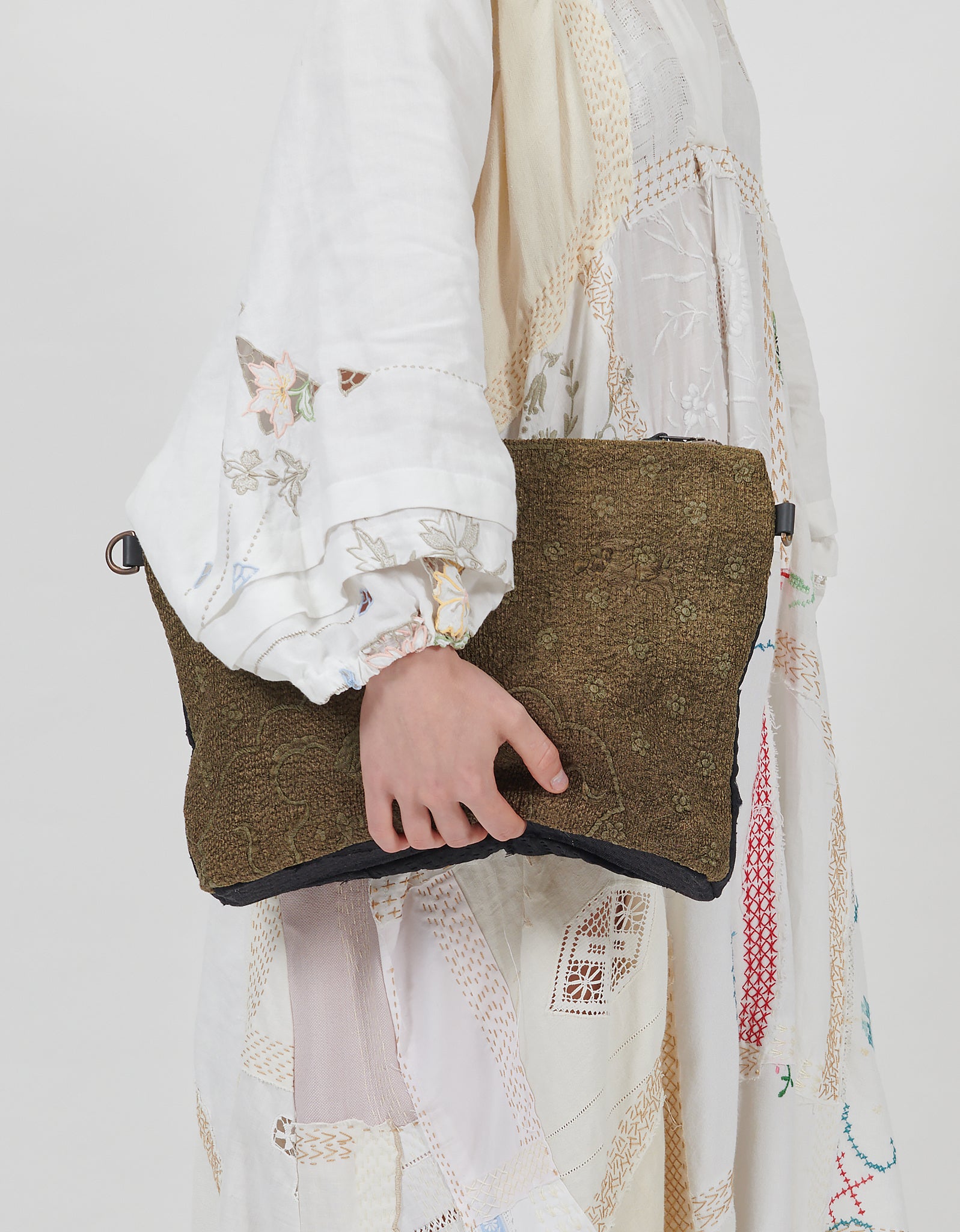 Antique Chinese Silk Crochet Clutch