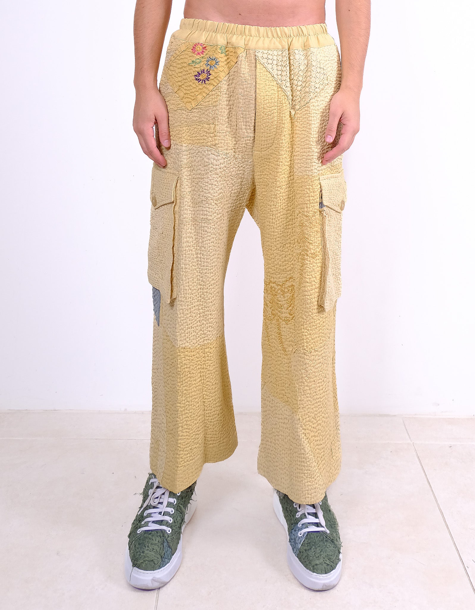 1920s Silk Combat Trousers