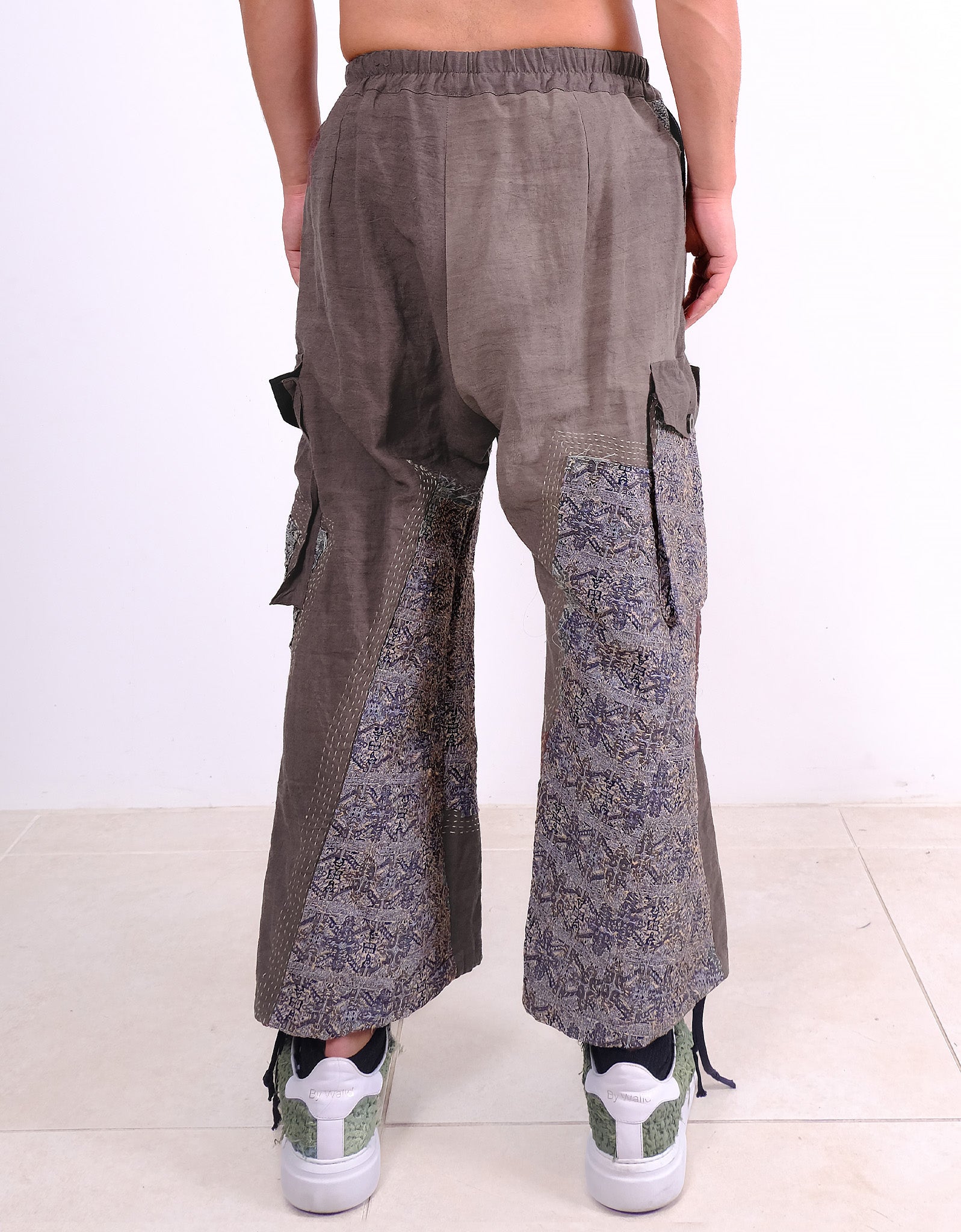 Vintage Kimono Combat Trousers