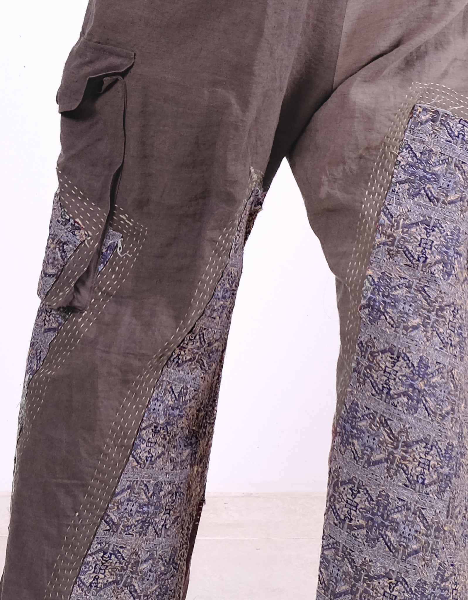 Vintage Kimono Combat Trousers
