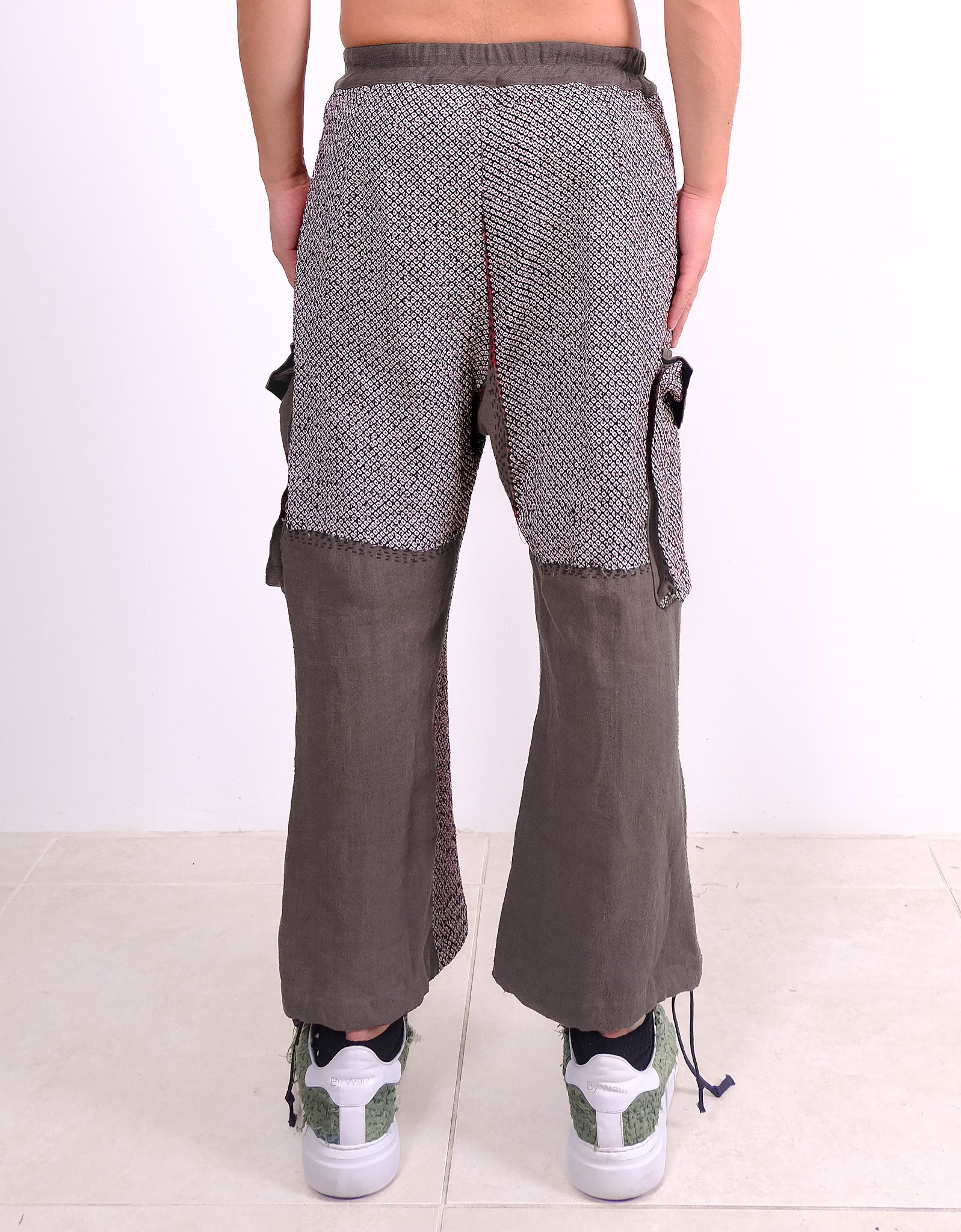 Vintage Linen Combat Trousers