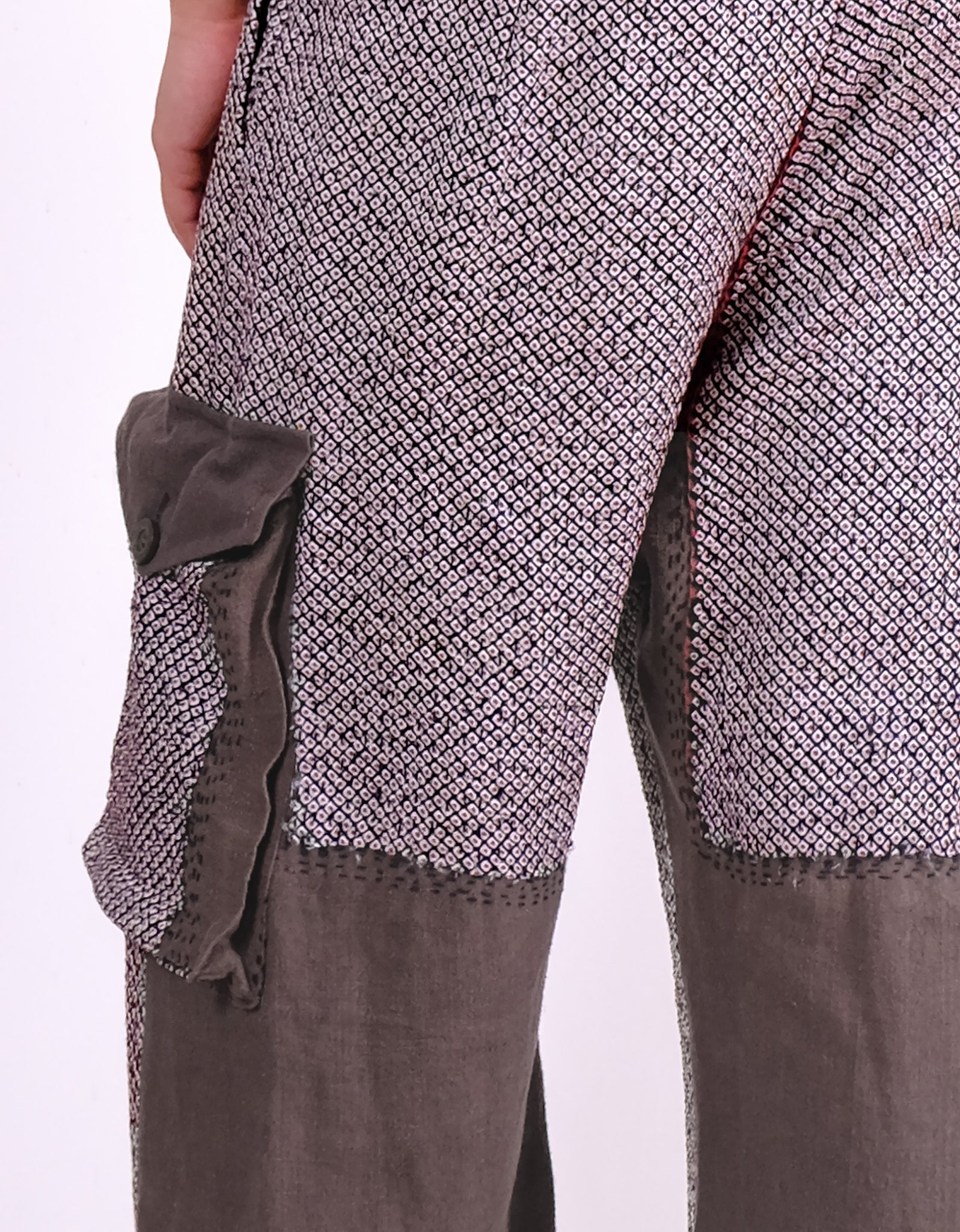 Vintage Linen Combat Trousers