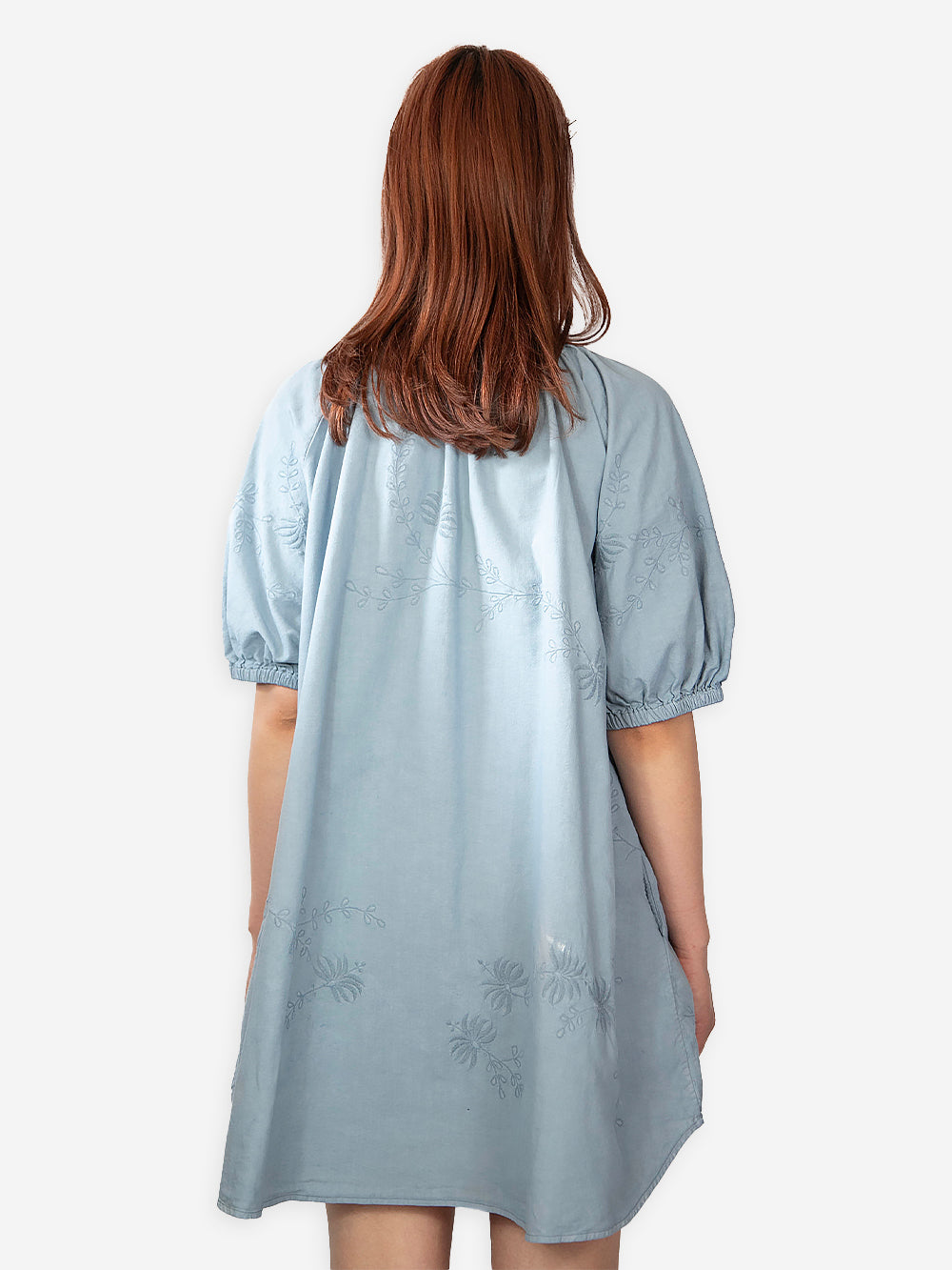 Vintage Embroidered Poplin Constance Smock