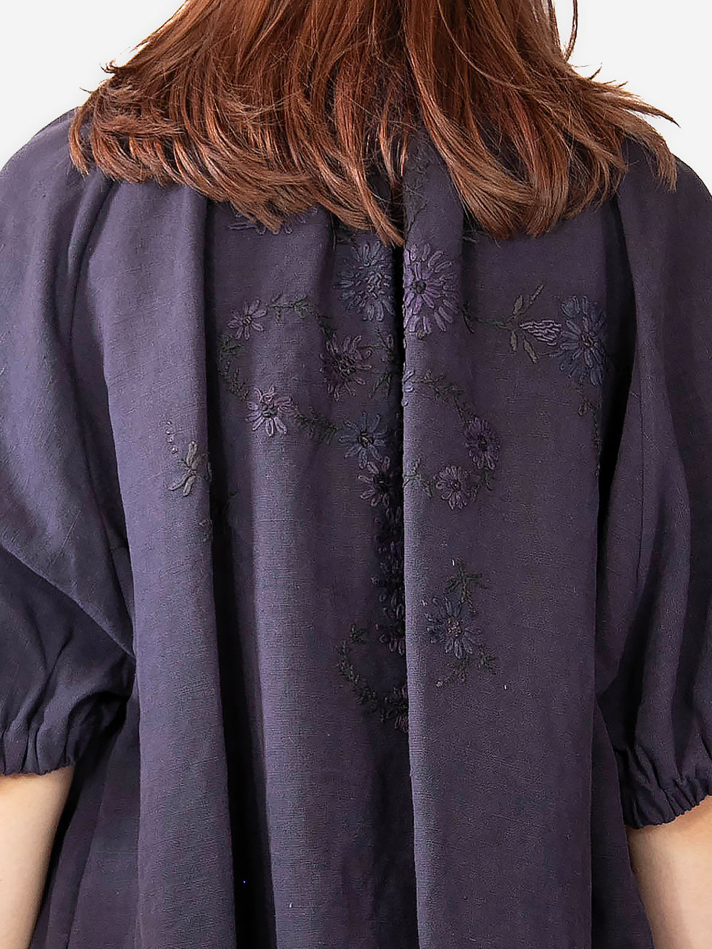 Vintage Embroidered Linen Constance Smock