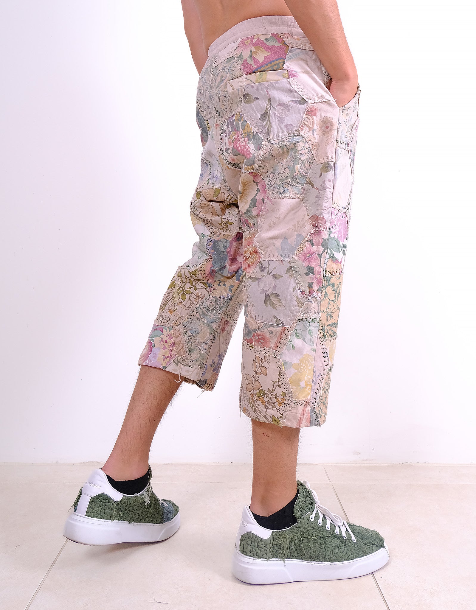 Vintage Cotton Cropped Massimo Trousers