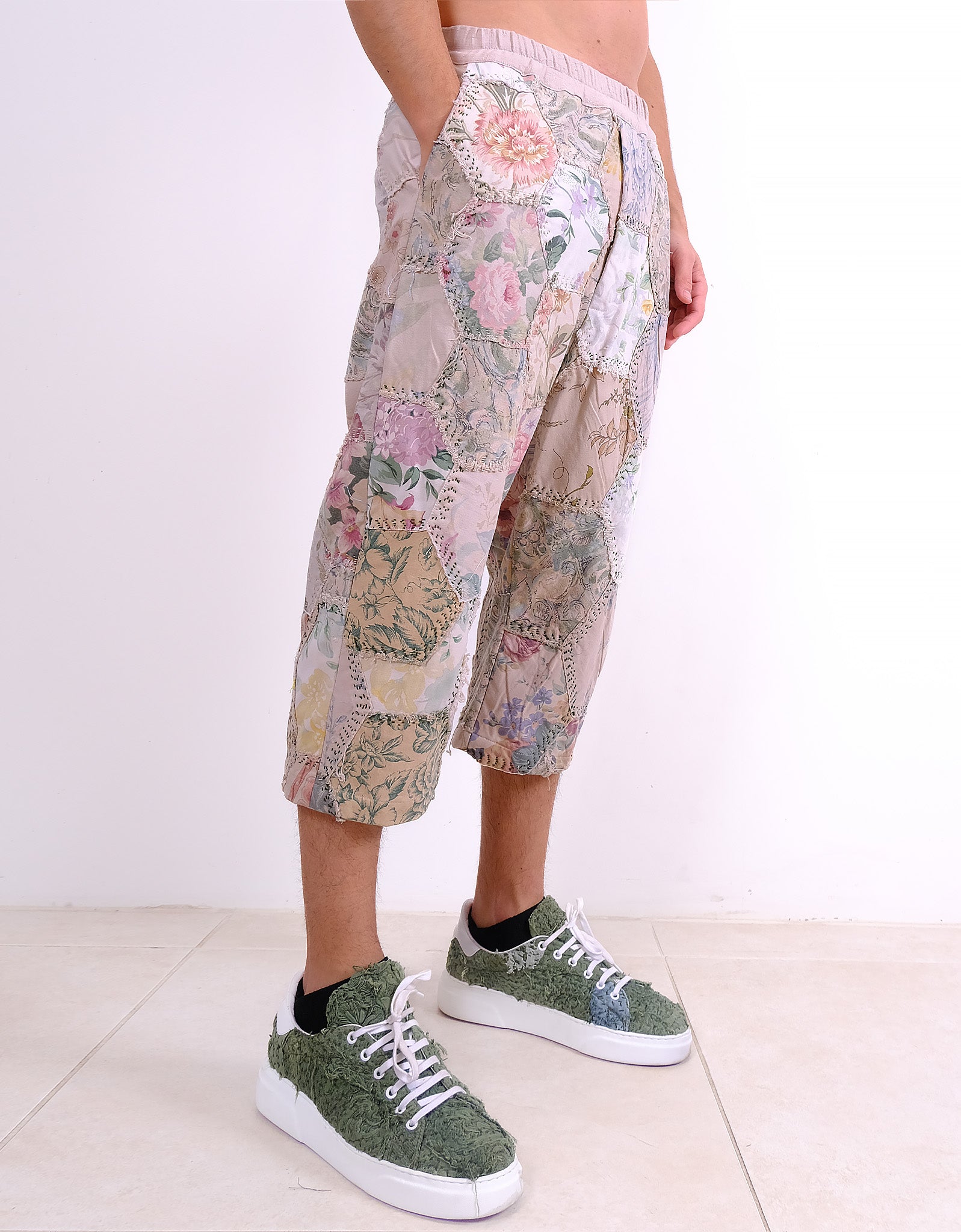 Vintage Cotton Cropped Massimo Trousers