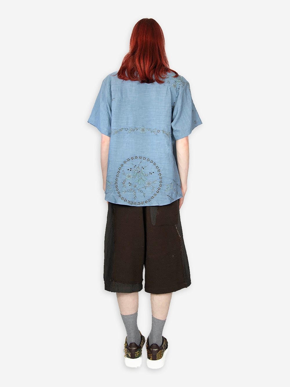Vintage Embroidered Hanky Cuban Shirt