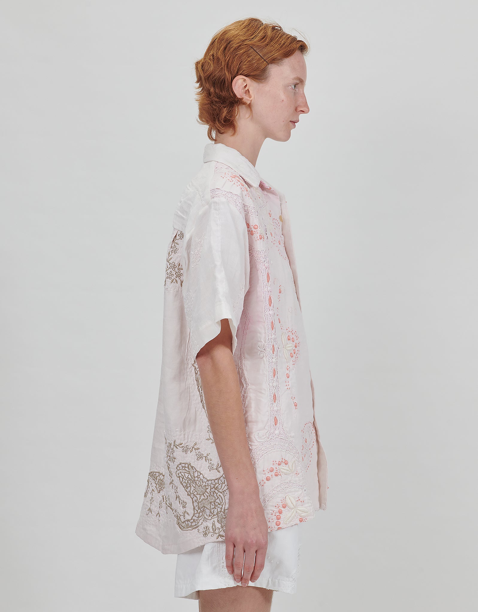 19th Century Lace Cuban Shirt