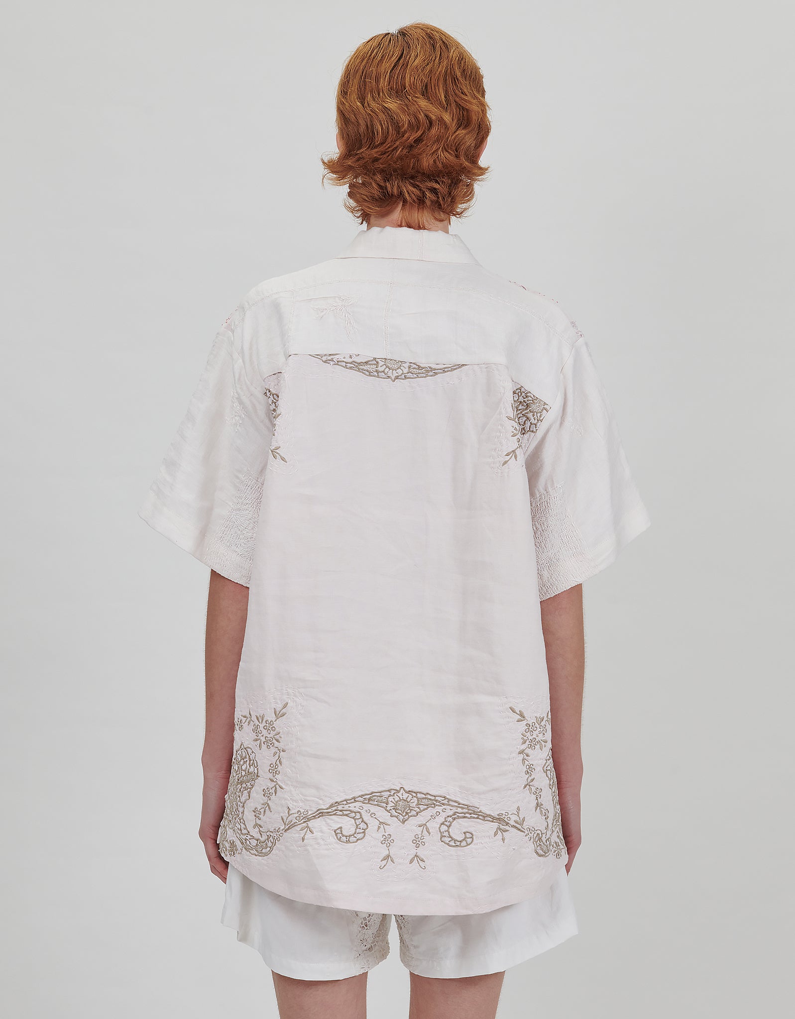 19th Century Lace Cuban Shirt