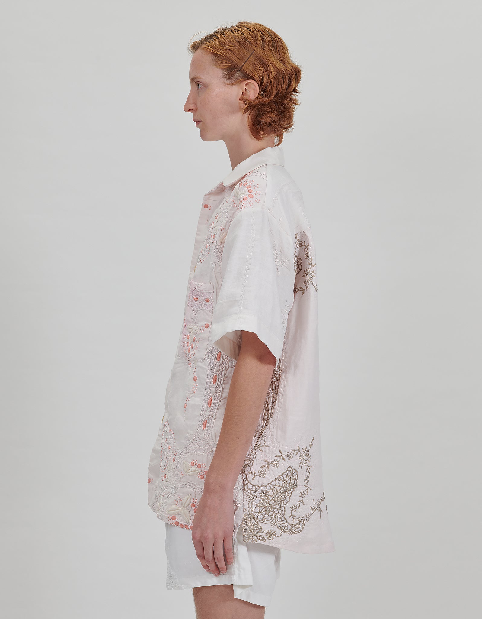 19th Century Lace Cuban Shirt