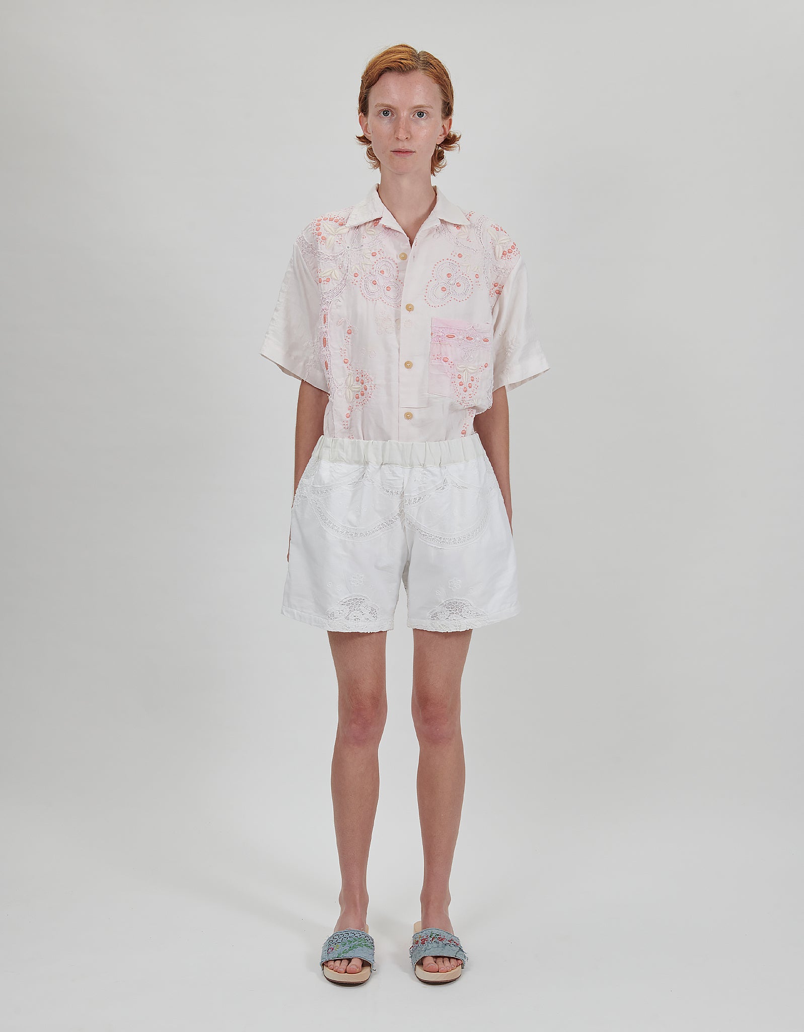 19th Century Lace Cuban Shirt