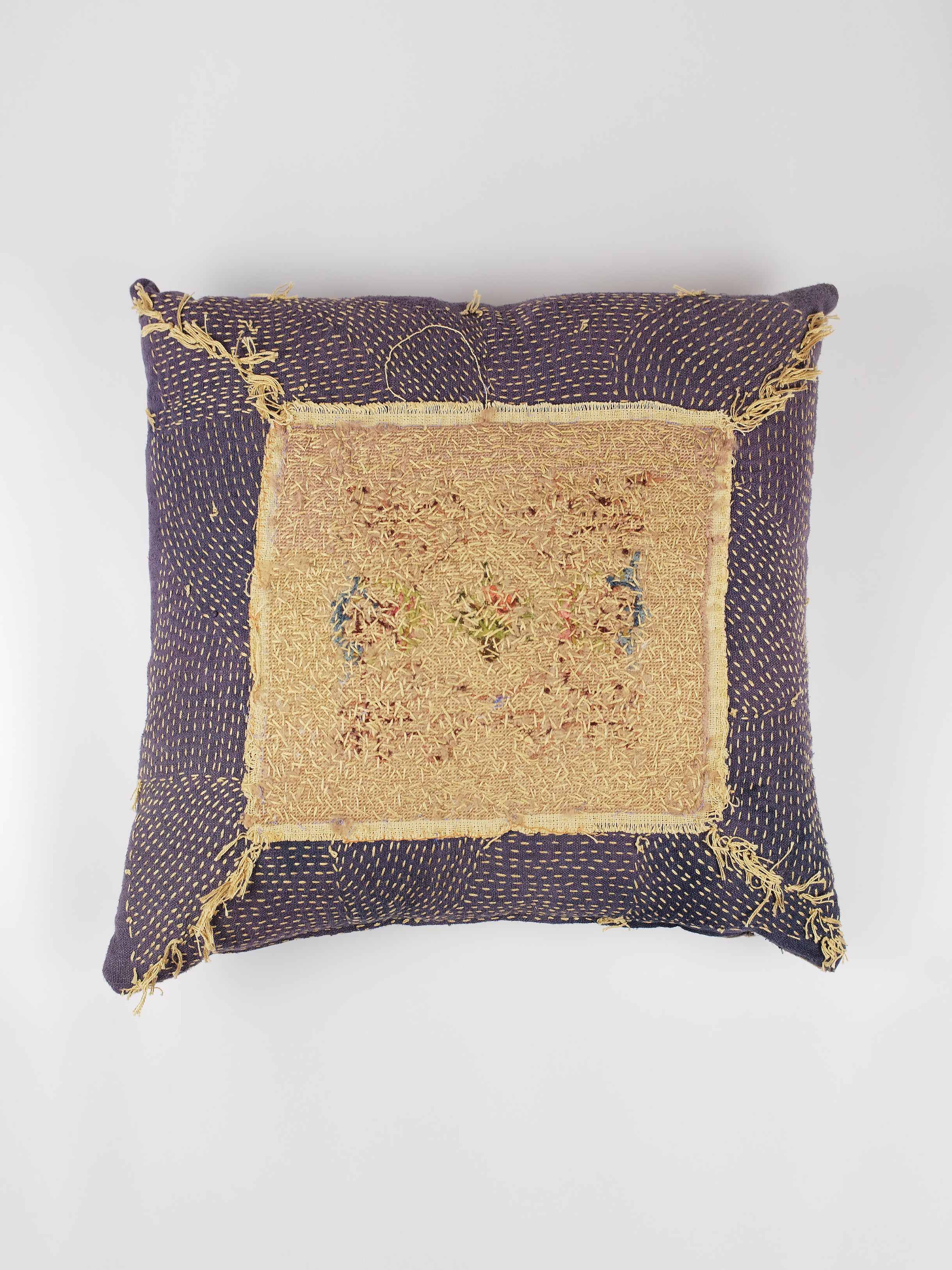 19th Century Woollen Needlepoint Cushion | 1124