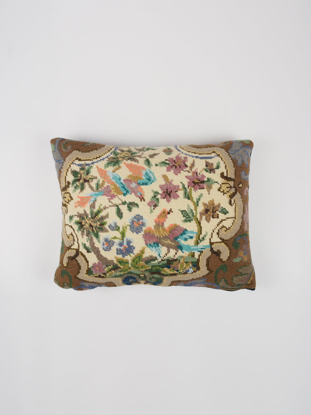 19th Century Woollen Needlepoint Cushion | 1379