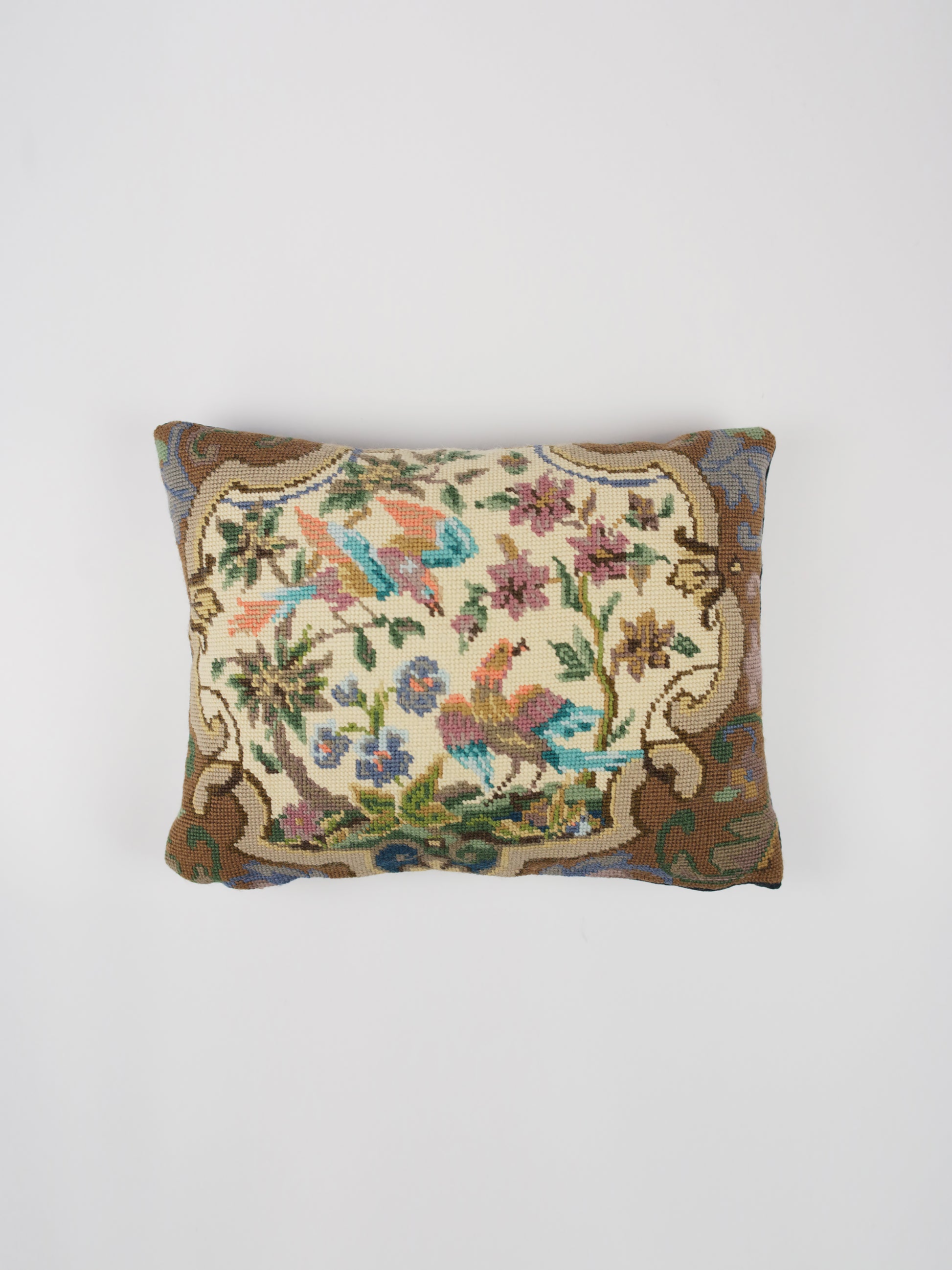 19th Century Woollen Needlepoint Cushion | 1379