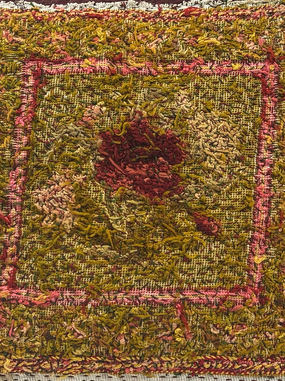 19th Century Woollen Needlepoint Cushion | 1495