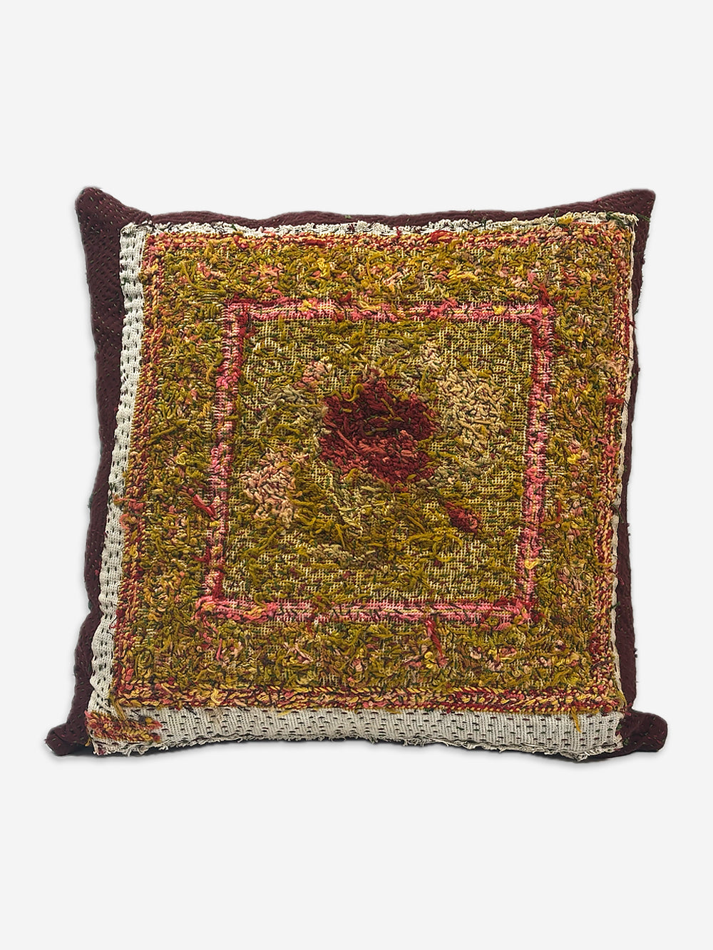 19th Century Woollen Needlepoint Cushion | 1495