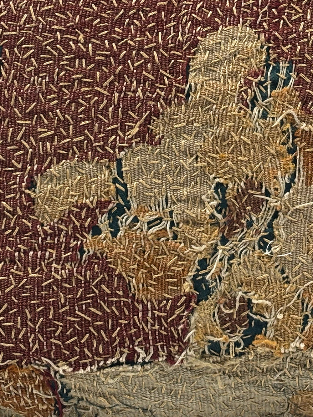 19th Century Woollen Needlepoint Cushion | 1496