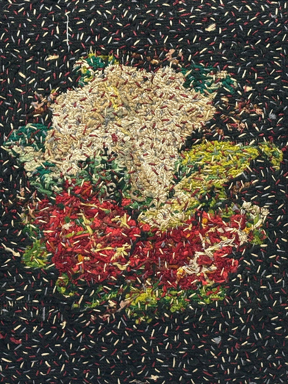 19th Century Woollen Needlepoint Cushion | 1523