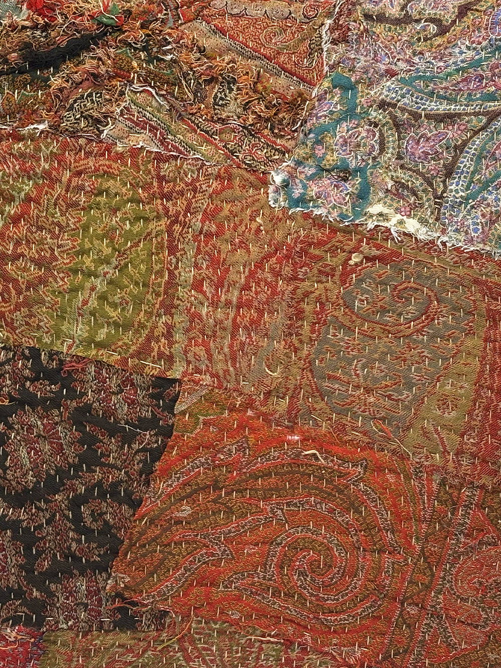 19th Century Woollen Paisley Cushion | 1524