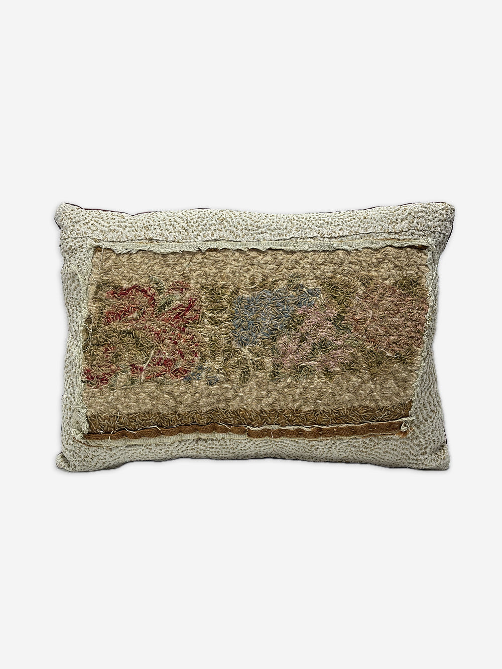 19th Century Woollen Needlepoint Cushion | 1531