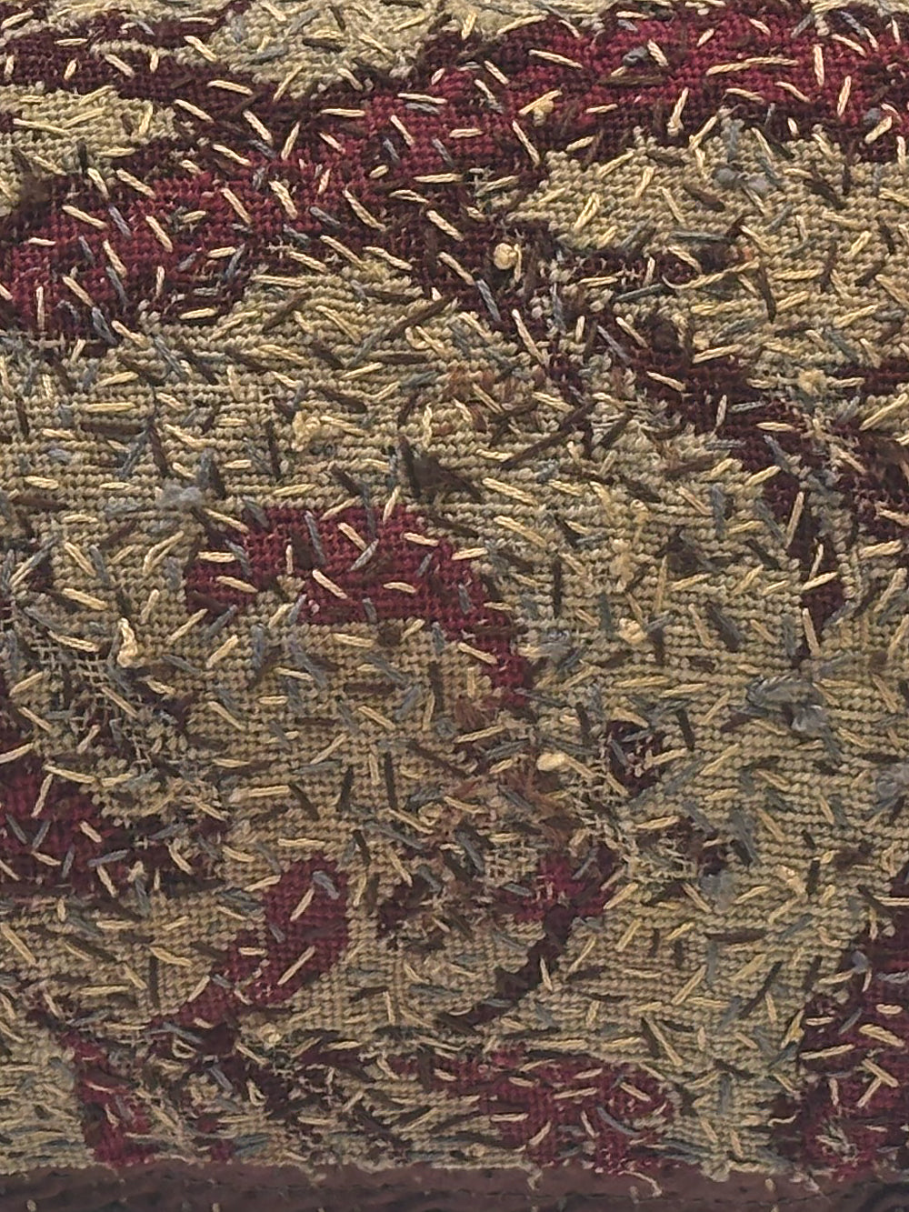 19th Century Woollen Needlepoint Cushion | 1559