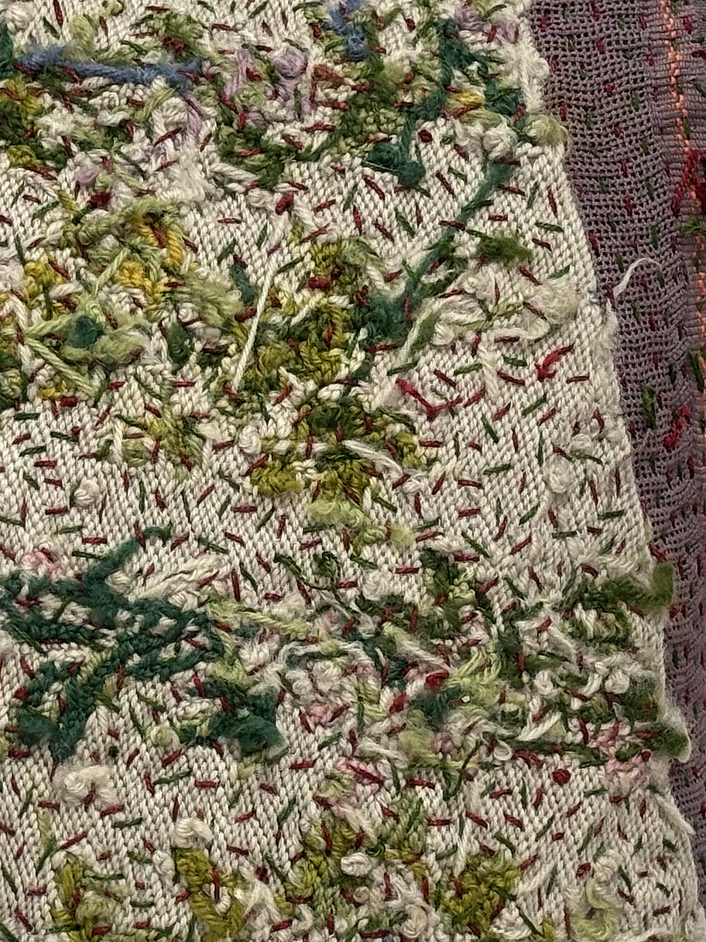19th Century Woollen Needlepoint Cushion | 1610