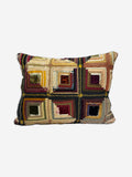 19th Century Log Cabin Patchwork Cushion | 1612